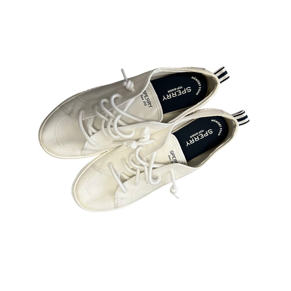Sperry Crest Vibe White Sneaker size 10